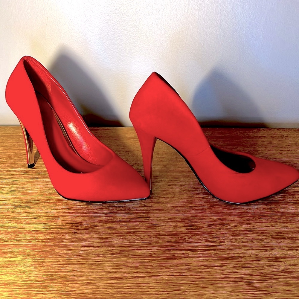 Women’s red high heels